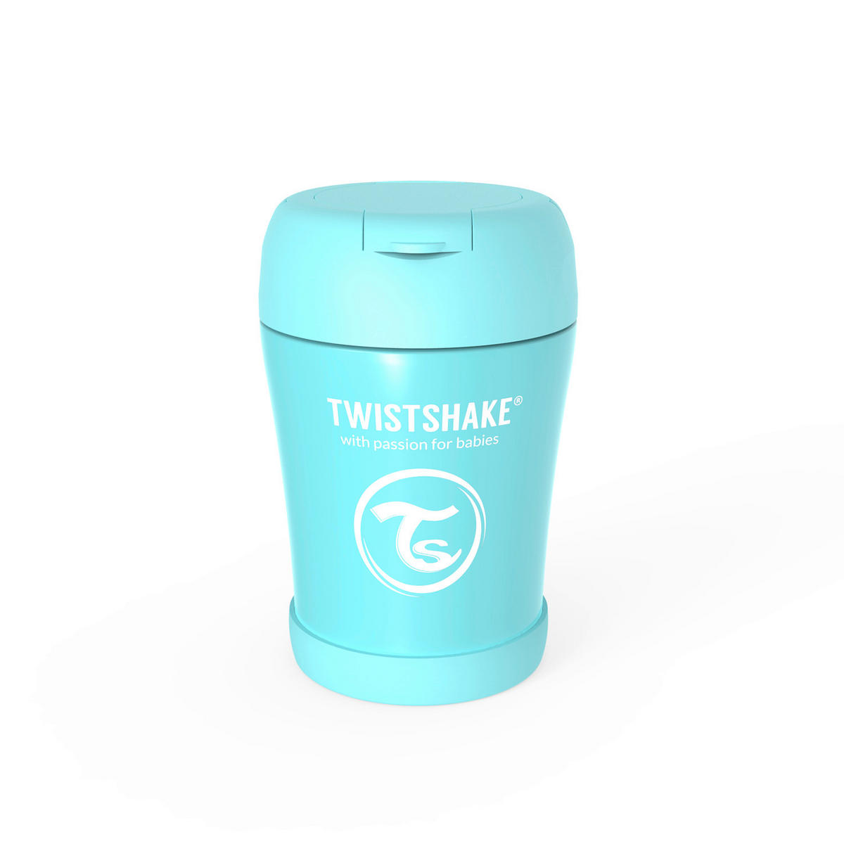 ISOLIERSPEIßEGEFÄß  - Blau, Basics, Metall (10/14,5/10cm) - Twistshake