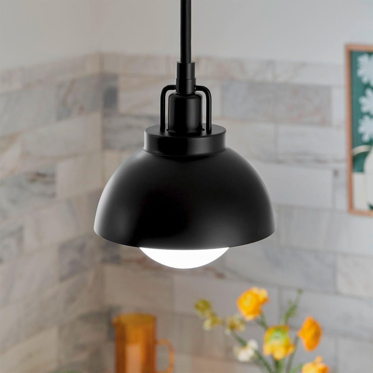 WANDLEUCHTE - Schwarz, Konventionell, Metall (22,7/20,3/24,1cm) - Elstead Lighting