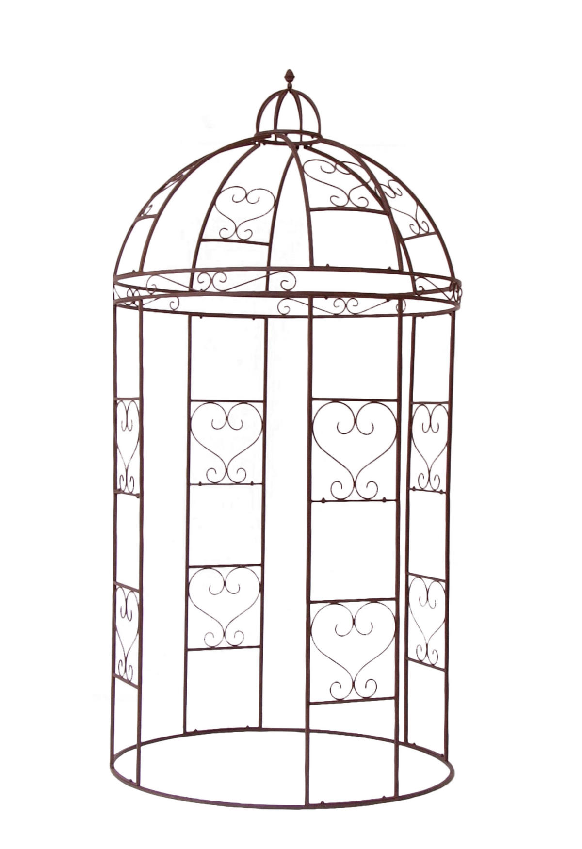 ROSENBOGEN - Rostfarben, Basics, Metall (150/300/150cm) - Gardenson