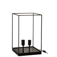 TISCHLEUCHTE - Schwarz, Trend, Metall (31/31/51cm)