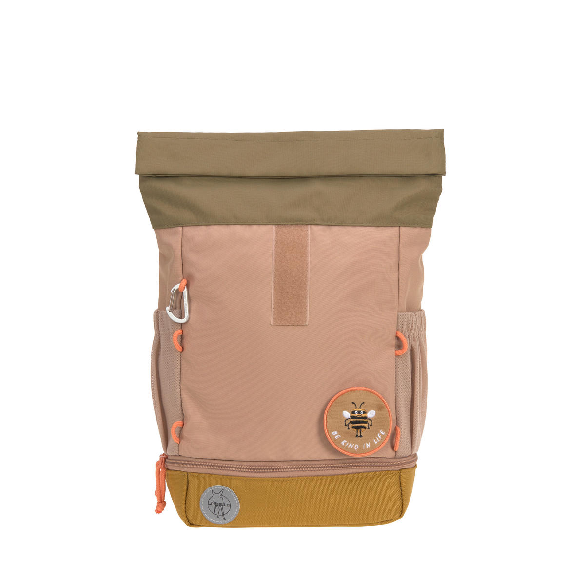 KINDERRUCKSACK Rolltop  - Hellbraun, Basics, Textil (23/11/32,5cm) - Lässig