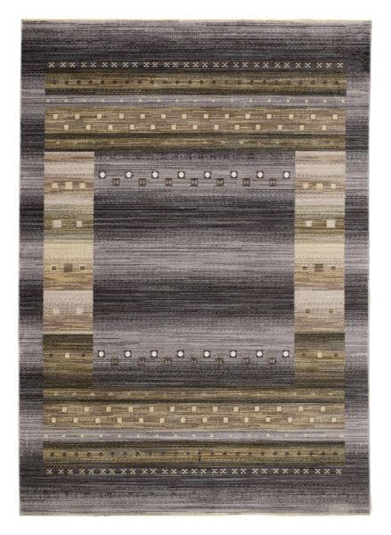 LÄUFER 90/190 cm Oculus  - Beige/Schwarz, Textil (90/190cm) - Novel