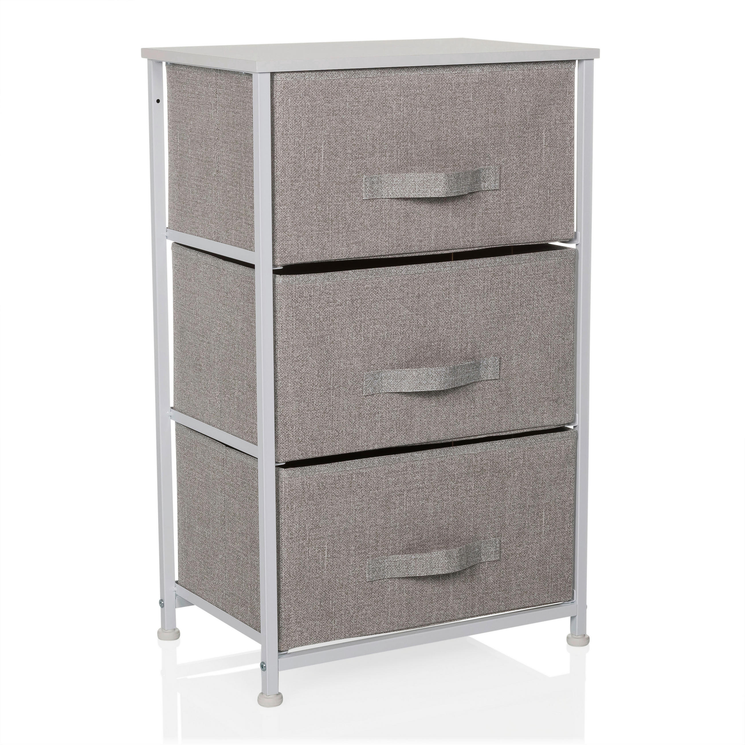 KOMMODE  in 45/73/30 cm  - Grau, MODERN, Kunststoff/Textil (45/73/30cm) - MID.YOU