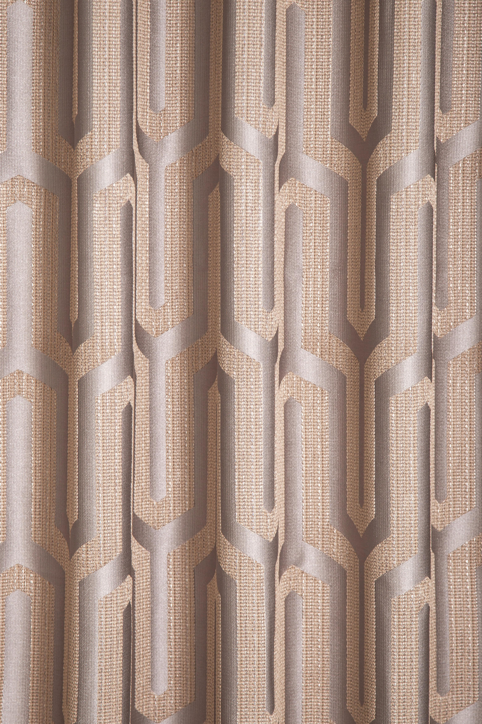 FERTIGVORHANG blickdicht  - Hellbraun/Goldfarben, Basics, Textil (140/245cm)