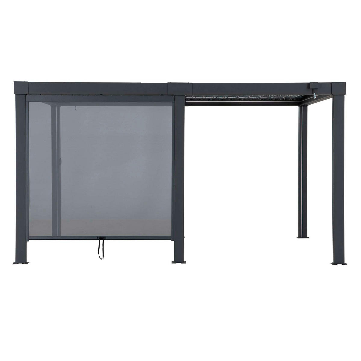 PAVILLON-ROLLO  - Grau, Basics, Textil/Metall (182/180cm) - Modante