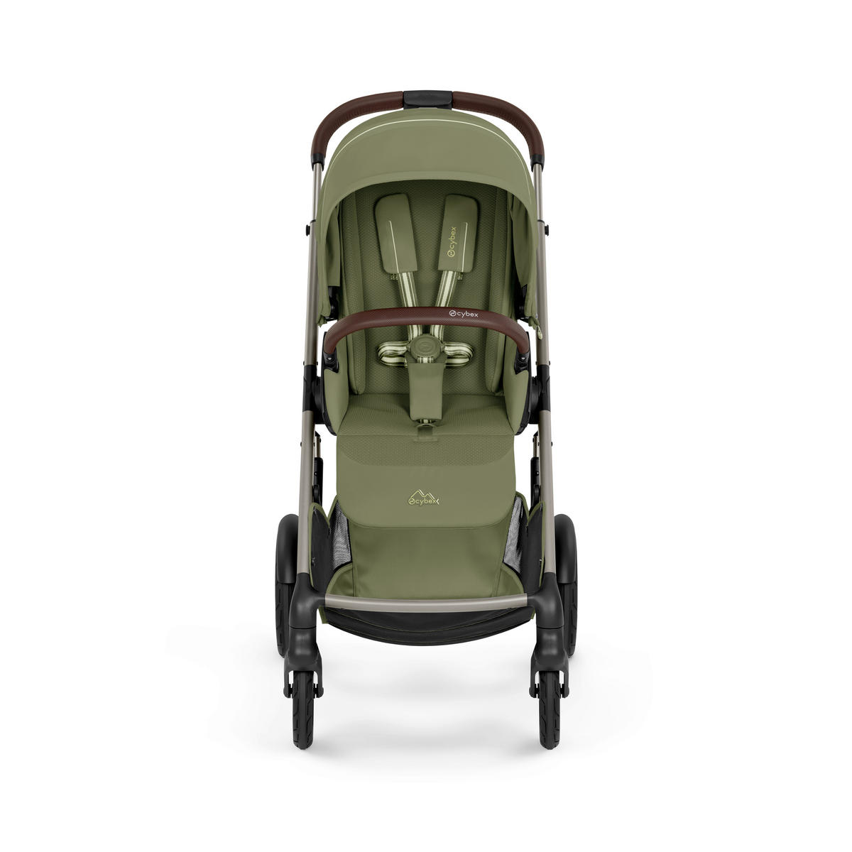 KINDERWAGEN Talos S TPE inkl. Fold-Carrycot  - Taupe/Khaki, Basics, Textil/Metall (93/60/115cm) - cybex GOLD