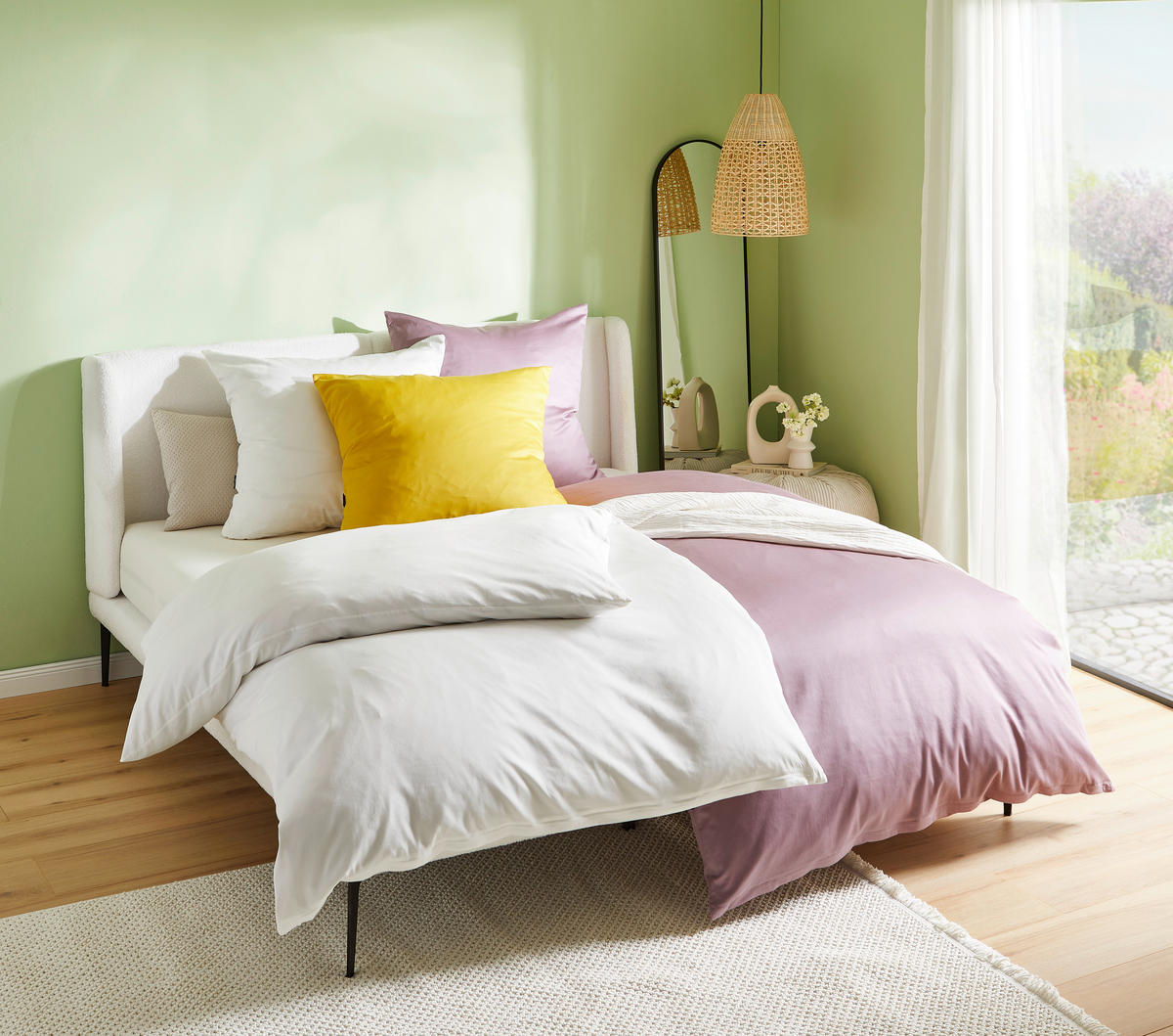 BETTWÄSCHE Satin 135/200 cm  - Weiß, MODERN, Textil (135/200cm) - Novel