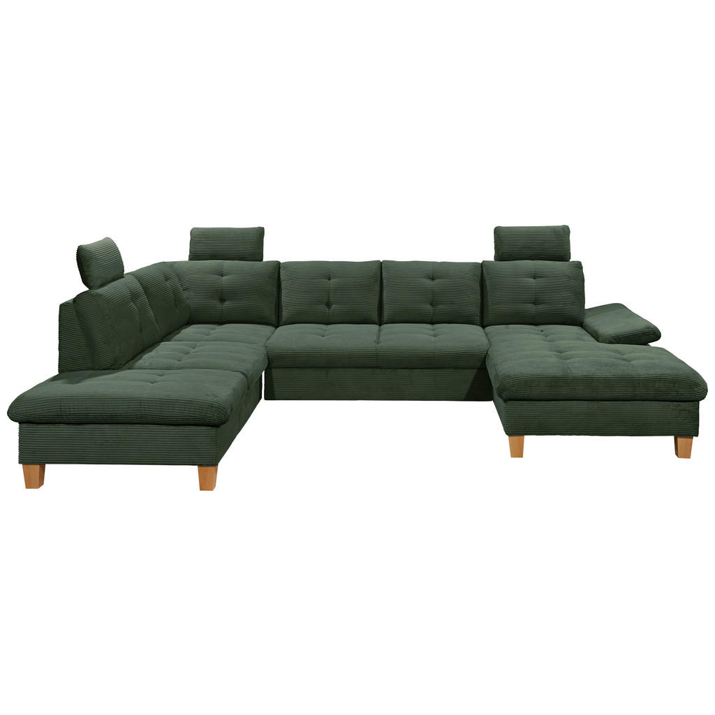 MID.YOU SEDACIA SÚPRAVA, textil, tmavozelená