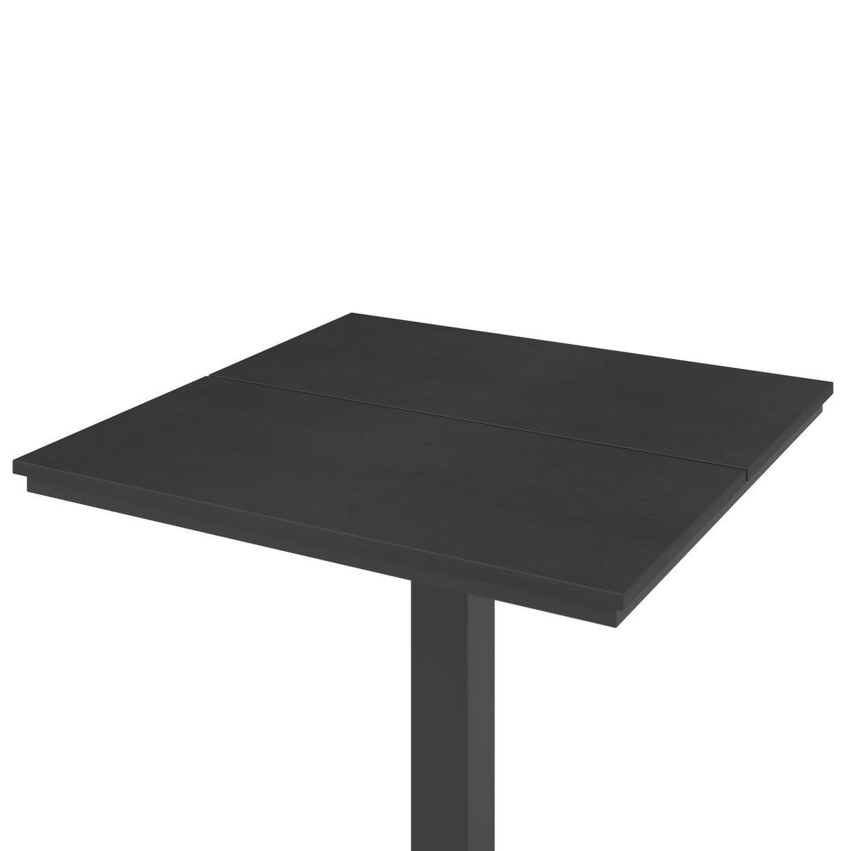 GARTENTISCH Metall, Kunststoff Schwarz quadratisch  - Schwarz, Modern, Kunststoff/Metall (70/72/70cm) - Ambia Garden