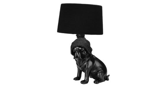 TISCHLEUCHTE 33/30/53 cm - Schwarz, LIFESTYLE, Kunststoff/Textil (33/30/53cm) - Novel