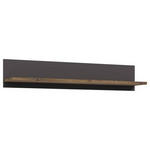 WANDBOARD Eichefarben, Grau  - Eichefarben/Grau, Design, Holzwerkstoff (120/22/21cm) - Hom`in