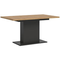 AUSZIEHTISCH Eiche Artisan rechteckig  ausziehbar  - Eiche Artisan/Grau, KONVENTIONELL, Holzwerkstoff (150-190/76/90cm)