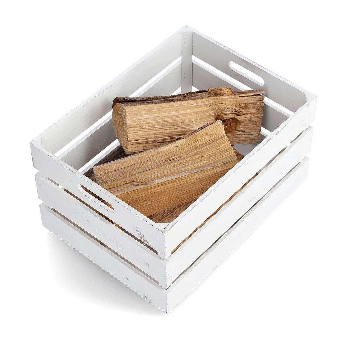 DEKOKISTE - Weiß, Basics, Holz (39/29/21,5cm) - Zeller Present