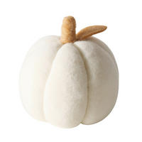 DEKOKÜRBIS - Creme, Basics, Textil (16,5/16,5/17cm)