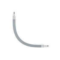 URAIL SCHIENENSYSTEM-VERBINDER - Chromfarben, Design, Kunststoff (44/1,8/1,8cm) - Paulmann