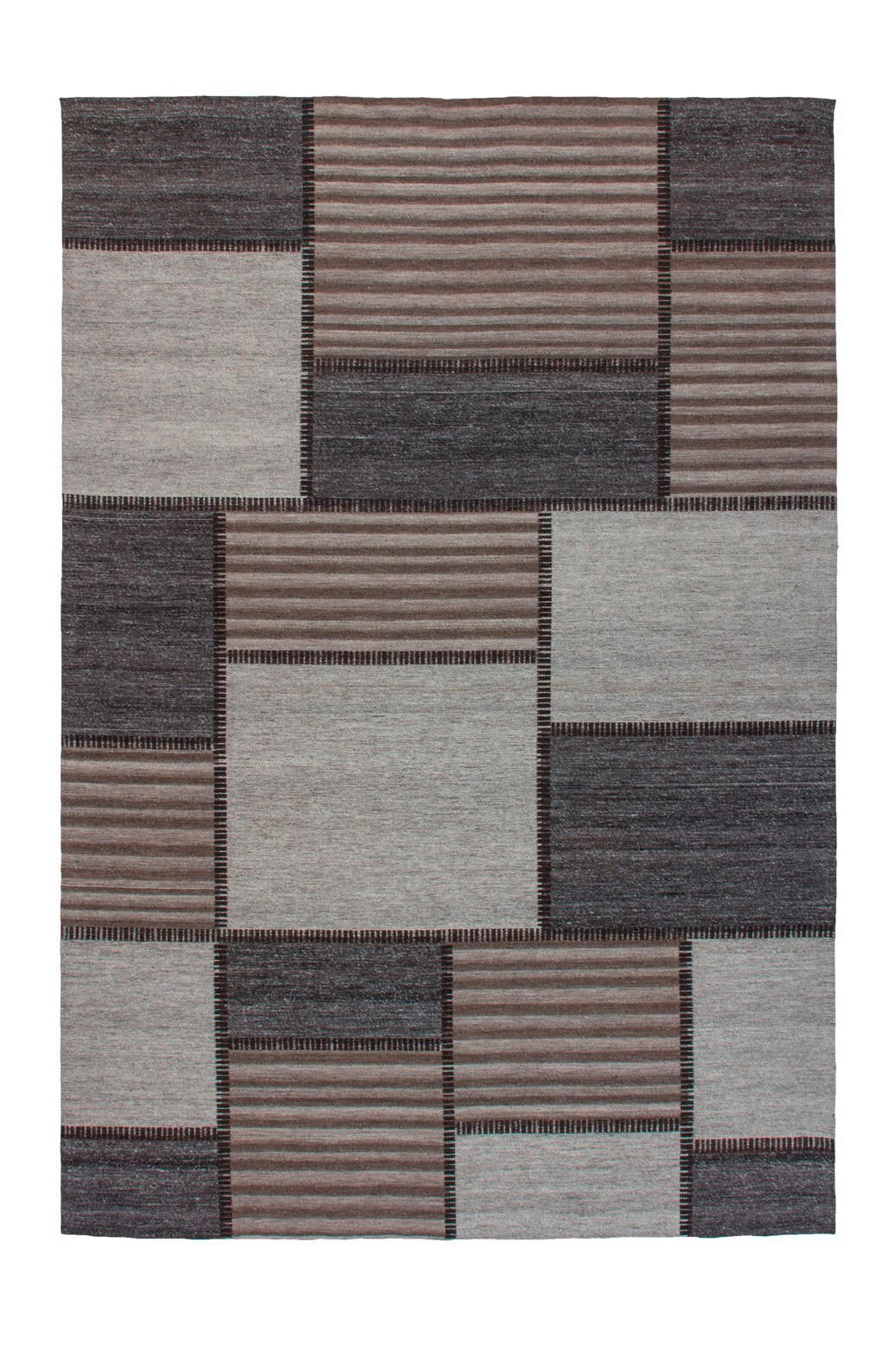 FLACHWEBETEPPICH 160/230 cm Phoenix 112 Natur / Creme Creme, Naturfarben  - Creme/Naturfarben, KONVENTIONELL, Textil (160/230cm)