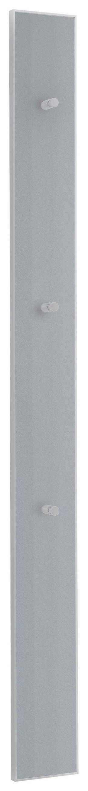 GARDEROBENPANEEL  in 16/170/7 cm  - Grau, Design, Glas/Holzwerkstoff (16/170/7cm)