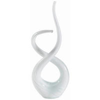 SKULPTUR - Weiß, Basics, Glas (15/45/8cm) - Ambia Home