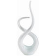 SKULPTUR - Weiß, Basics, Glas (15/45/8cm) - Ambia Home