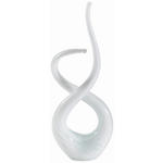 SKULPTUR - Weiß, Basics, Glas (15/45/8cm) - Ambia Home