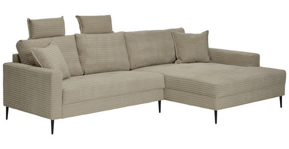 KOPFSTÜTZE - Greige, KONVENTIONELL, Textil (50/25/15cm) - Carryhome
