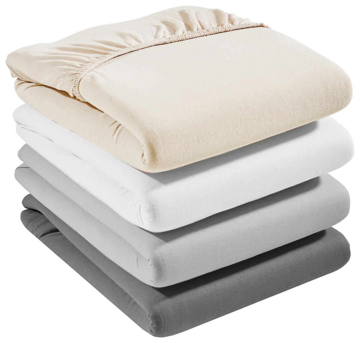 CEARȘAF CU ELASTIC 100/200 cm  - antracit, Basics, textil (100/200cm) - Boxxx