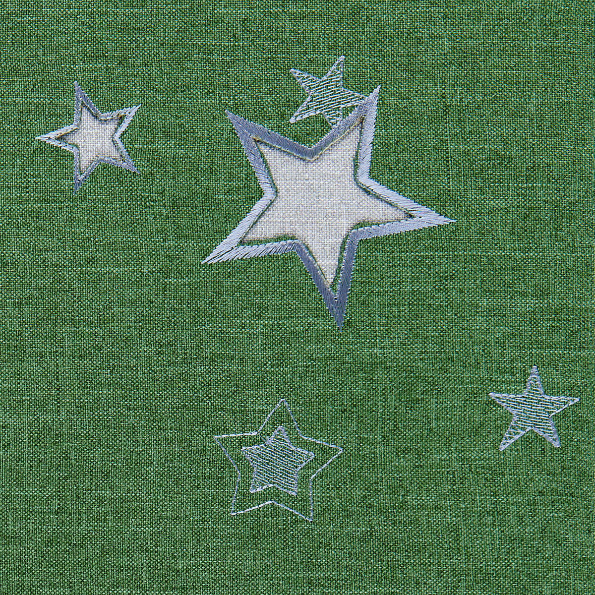 PRESTIERANIE, polyester, 35/50 cm - sivá/zelená, Basics, textil (35/50cm) - X-Mas