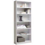 REGAL Weiß  - Weiß, KONVENTIONELL, Holzwerkstoff (80/199,2/28cm) - Carryhome