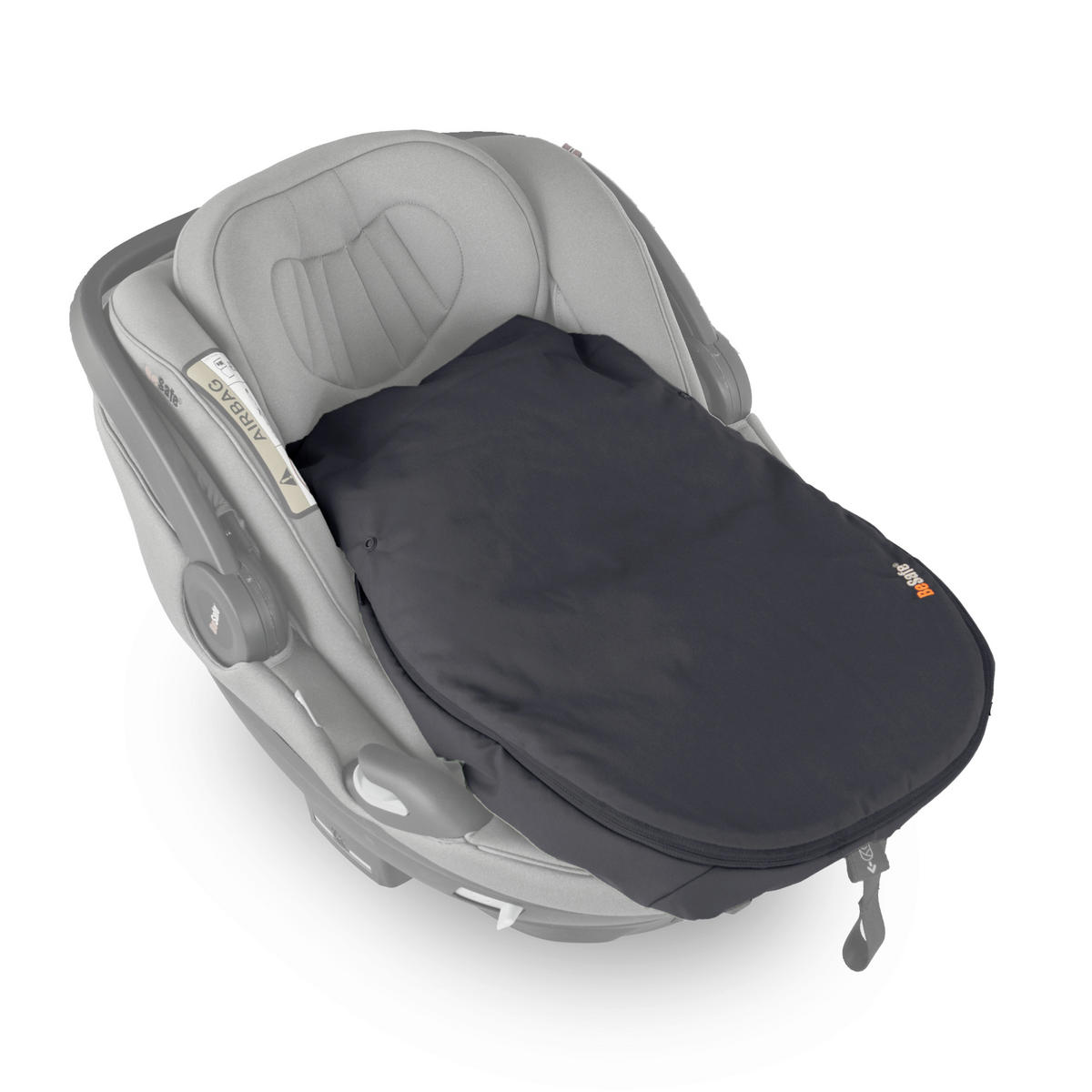 NAVLAKA ZA AUTOSJEDALICU  Go Beyond²   - crna, Basics, tekstil (46/40/10cm) - Besafe