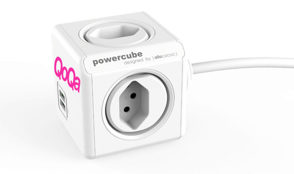 STECKDOSENLEISTE - Weiss, Basics (7,5/7,5/7,5cm) - Eglo