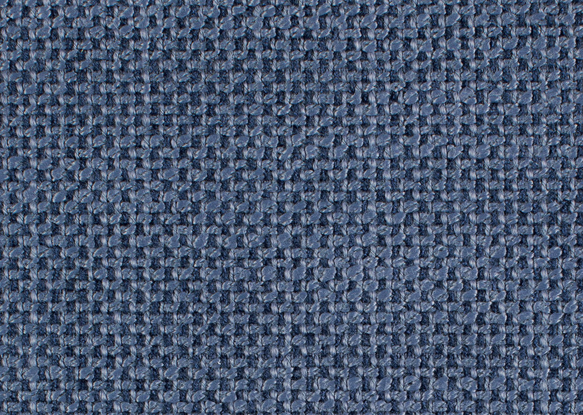 ECKSOFA in Flachgewebe Blau  - Blau/Schwarz, Design, Kunststoff/Textil (270/190cm) - Lomoco
