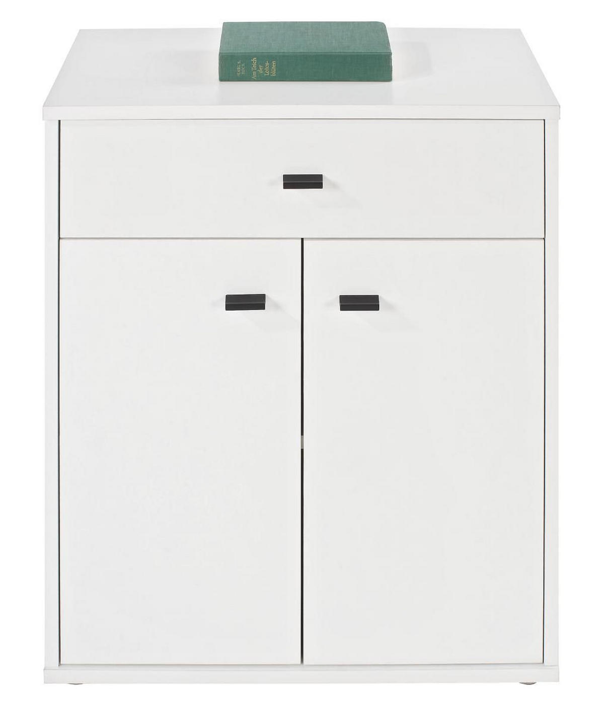 Kommode B 60 cm Boni, Boni  in 60/70/30 cm  - Schwarz/Weiß, MODERN, Holzwerkstoff/Kunststoff (60/70/30cm) - Boxxx