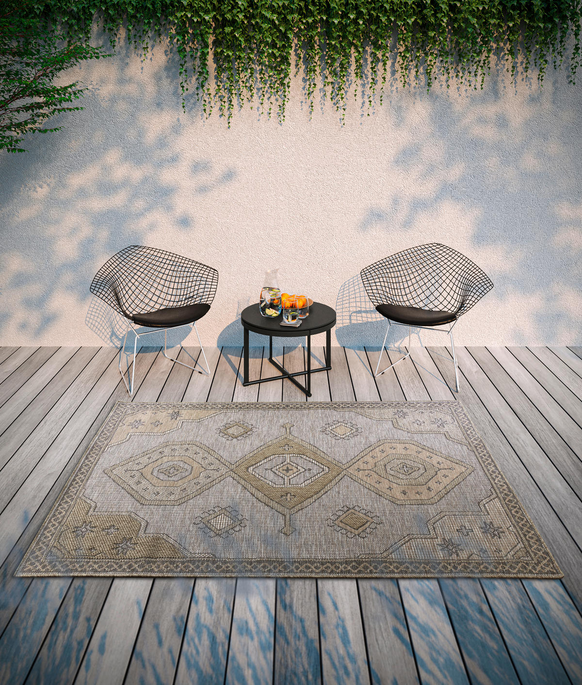 OUTDOORTEPPICH 155/230 cm Kollektion 1836 Hellbraun  - Hellbraun, Design, Kunststoff (155/230cm) - Villeroy & Boch