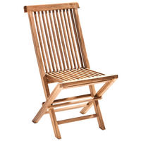 SCAUN PLIANT PENTRU GRĂDINĂ in lemn culoare lemn tec  - culoare lemn tec, Romantik / Landhaus, lemn (46,5/88/58,2cm) - Ambia Garden