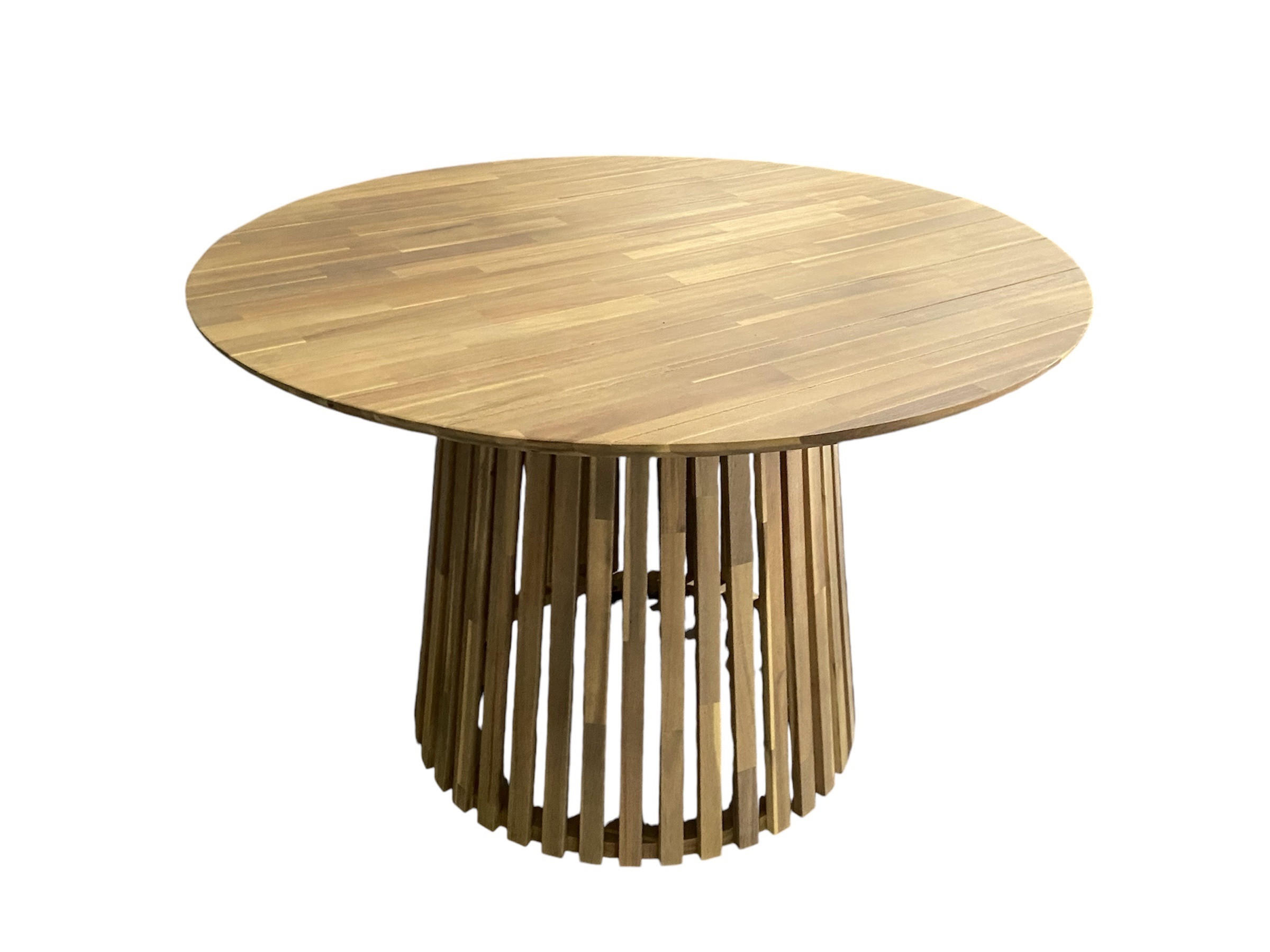 GARTENTISCH 110/110/75 cm Holz rund  - Akaziefarben, Natur, Holz (110/110/75cm) - Ambia Garden