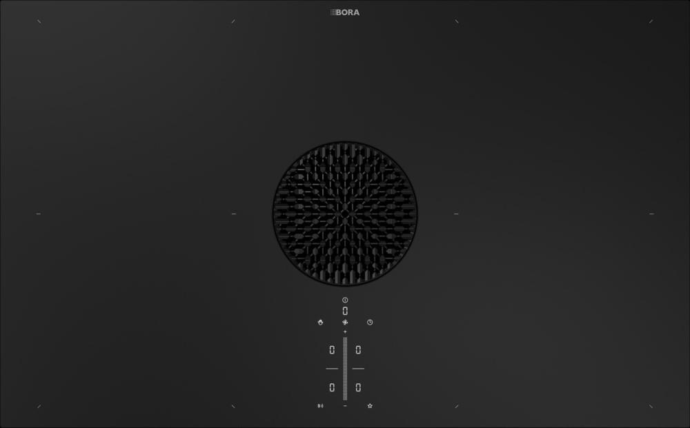 KOCHFELD-DUNSTABZUG-KOMBI PUXU2R  - Schwarz, KONVENTIONELL, Glas (83/19,9/51,5cm) - Bora