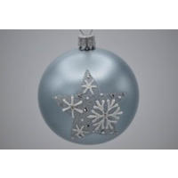 CHRISTBAUMKUGEL 7 cm  - Dunkelrot, Basics, Glas/Metall (7cm) - X-Mas