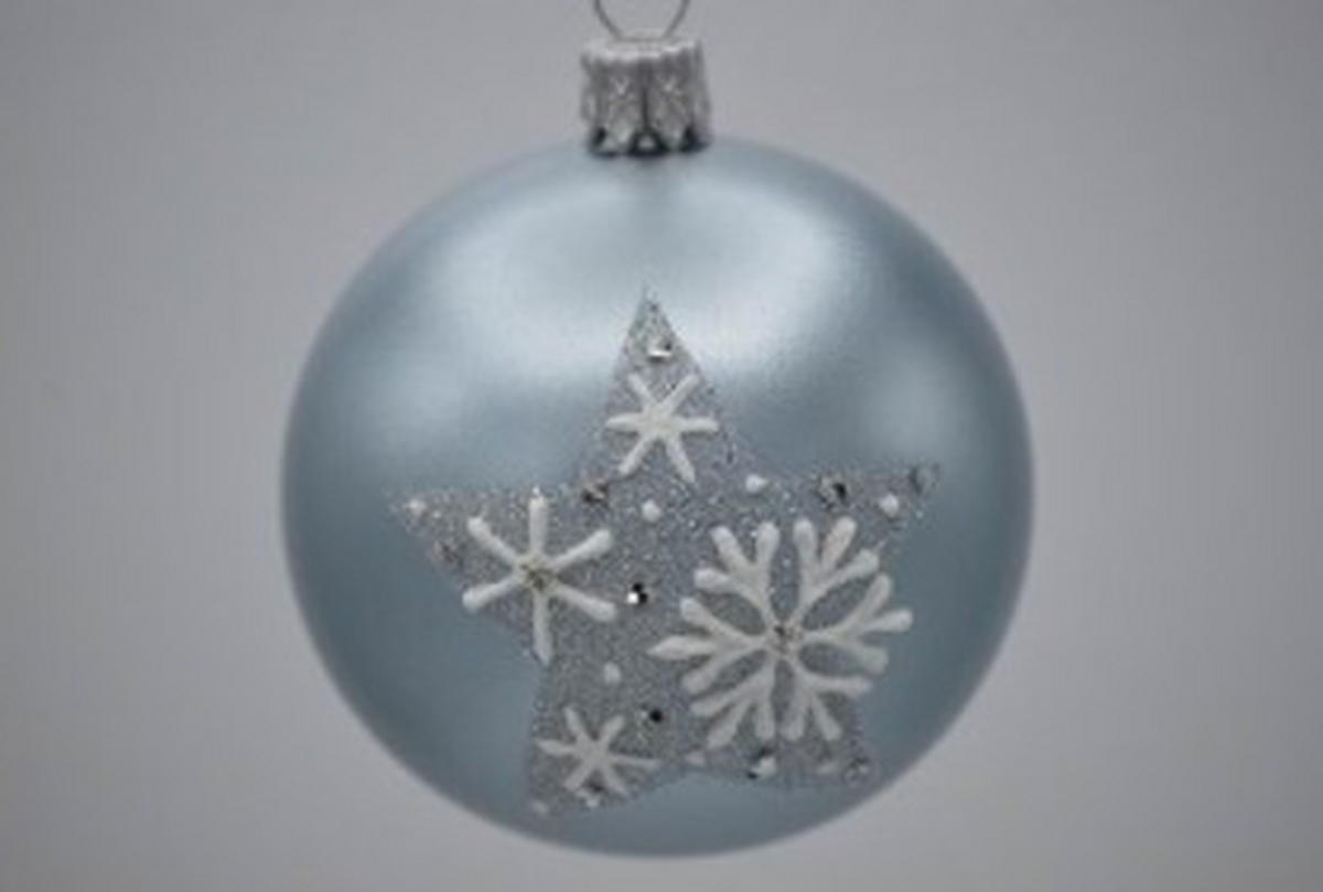 CHRISTBAUMKUGEL 7 cm  - Dunkelrot, Basics, Glas/Metall (7cm) - X-Mas