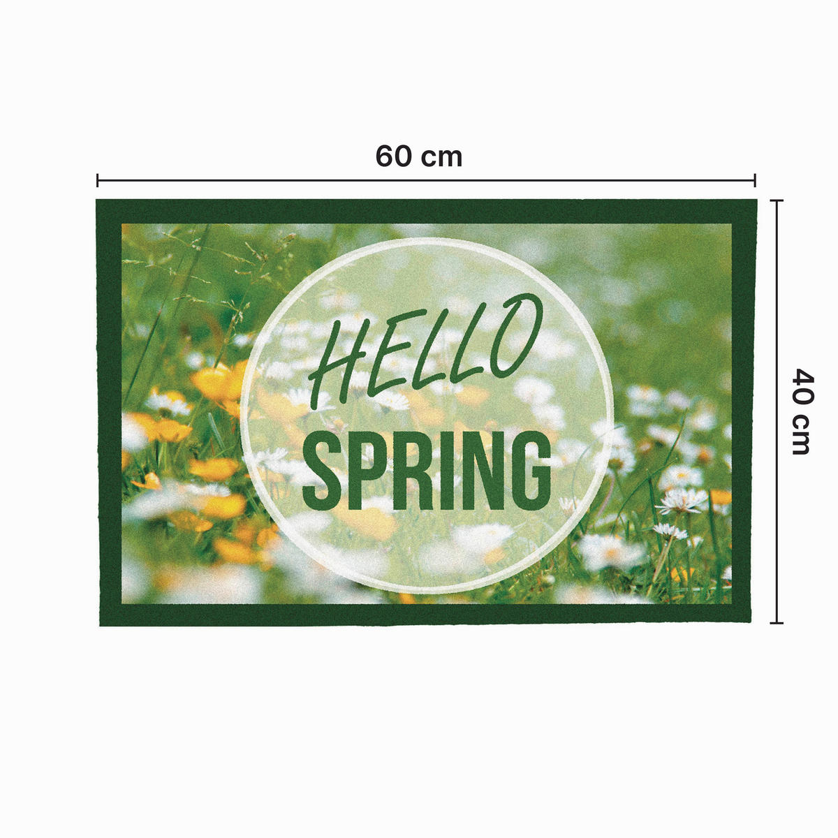 SZENNYFOGÓ SZŐNYEG - többszínű, Basics, műanyag (60/0,5/40cm)