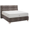BOXSPRINGBETT 180/200 cm  in Braun  - Braun/Kupferfarben, KONVENTIONELL, Textil/Metall (180/200cm) - Ambiente