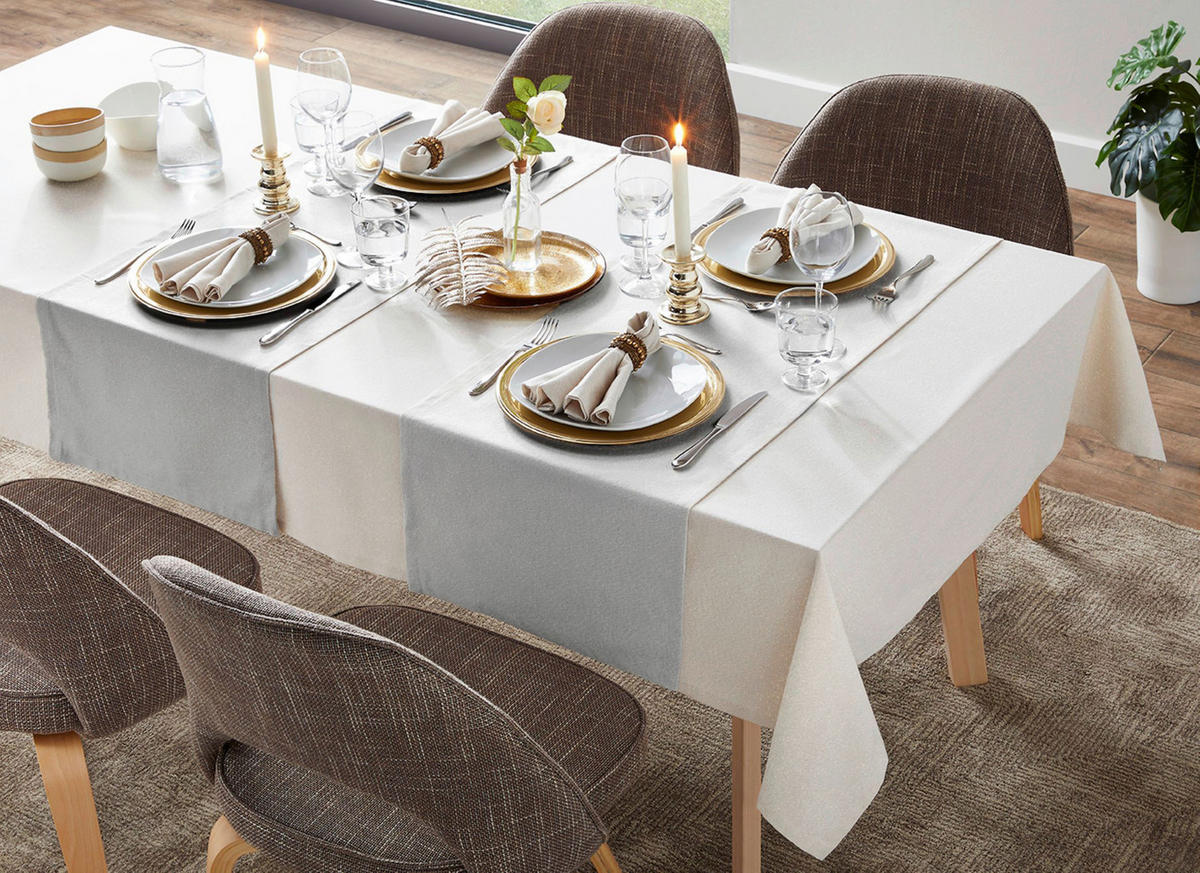 BĚHOUN NA STŮL, 50/150 cm, černá - černá, Basics, textil (50/150cm) - X-Mas