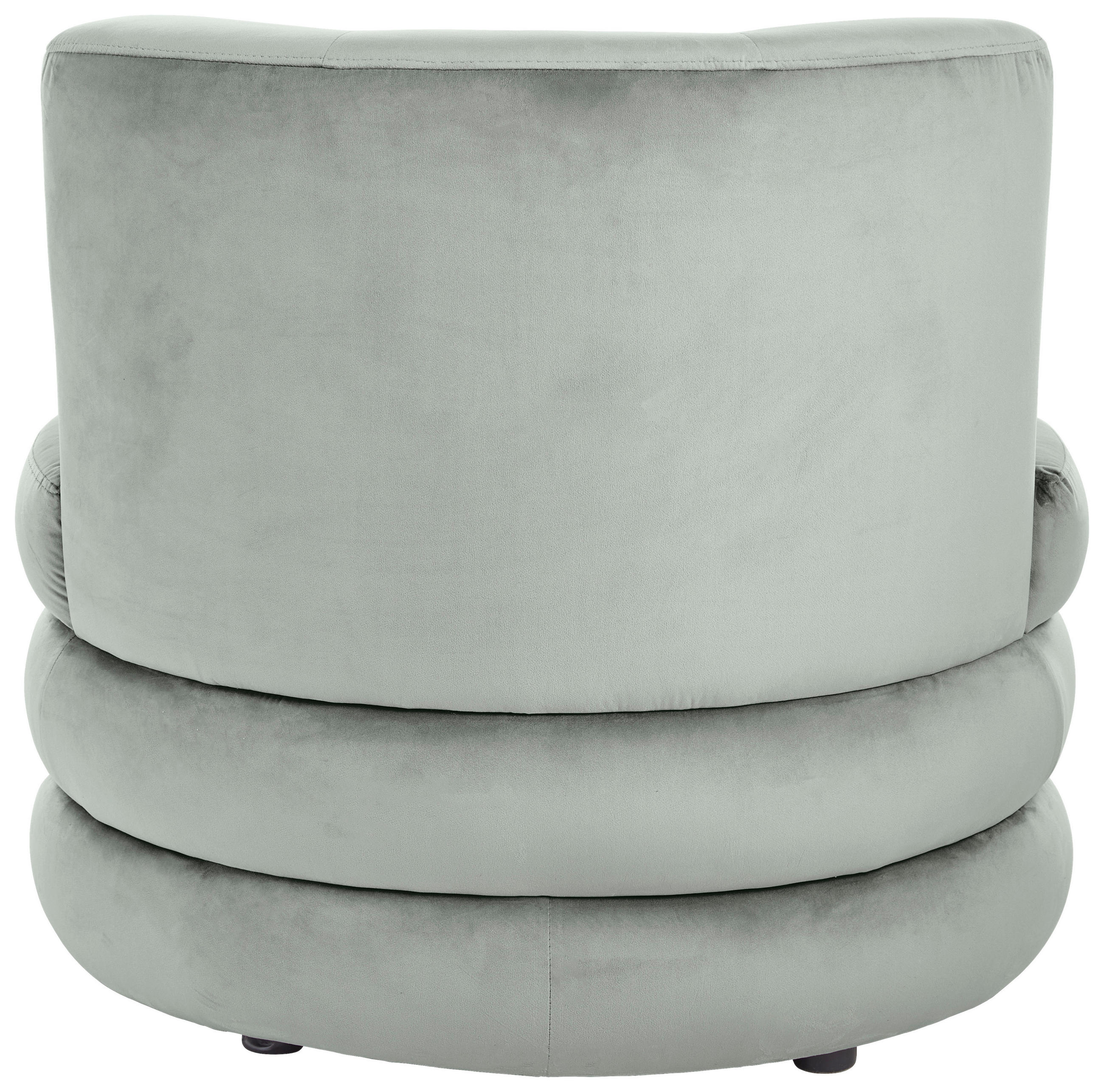 DESIGNSESSEL Flachgewebe Hellblau    - Edelstahlfarben/Hellblau, Trend, Textil/Metall (90/82/85cm) - Livetastic