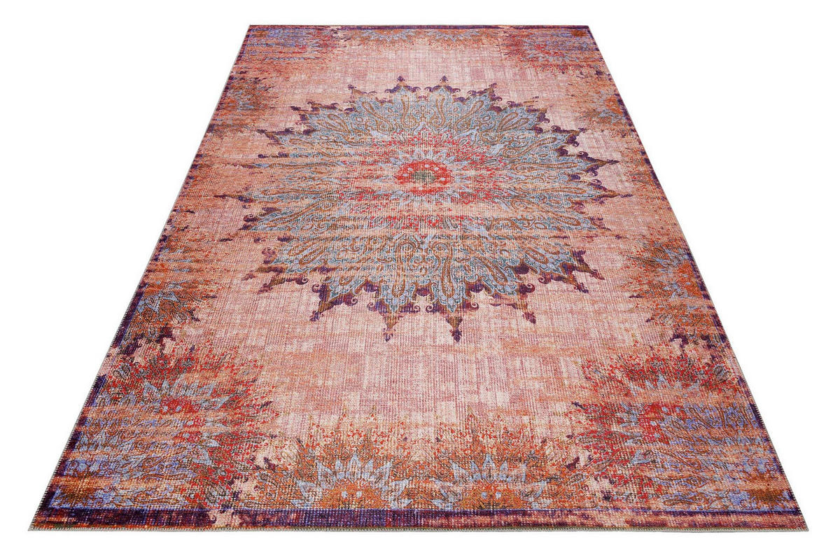 FLACHWEBETEPPICH  Wohnzimmer 140/200 cm Rooftop Multicolor rechteckig  - Multicolor, Basics, Textil (140/200cm) - WECON HOME