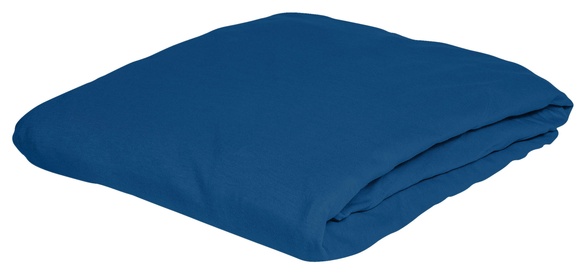 SPANNBETTTUCH Jersey 100/200 cm  - Dunkelblau, KONVENTIONELL, Textil (100/200cm) - Irisette