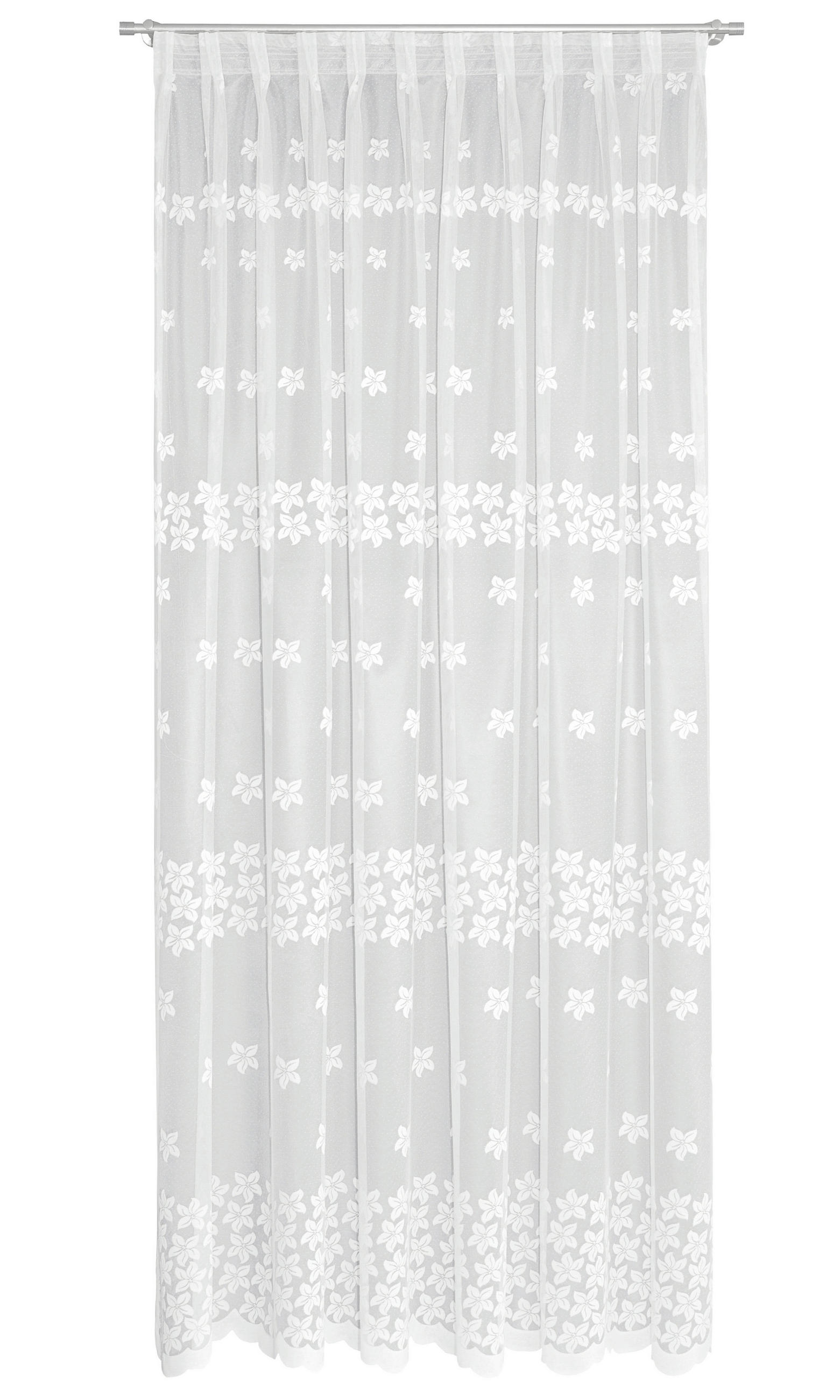 HÁLÓS FÜGGÖNY fm - fehér, Basics, textil (280cm)