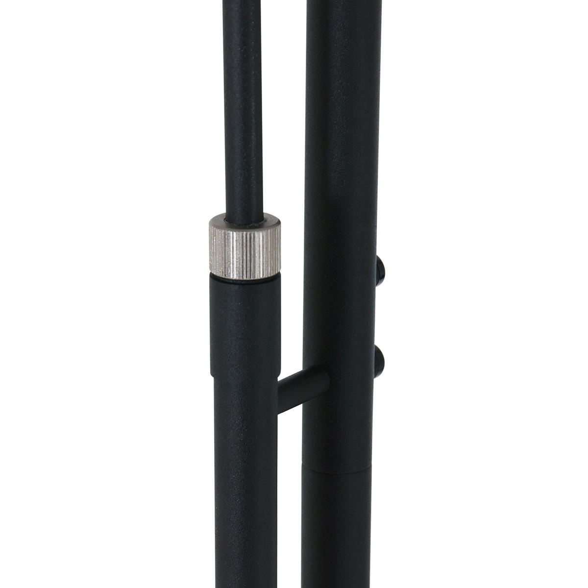 STEHLEUCHTE 55/185 cm    - Schwarz, Design, Glas/Metall (55/185cm)