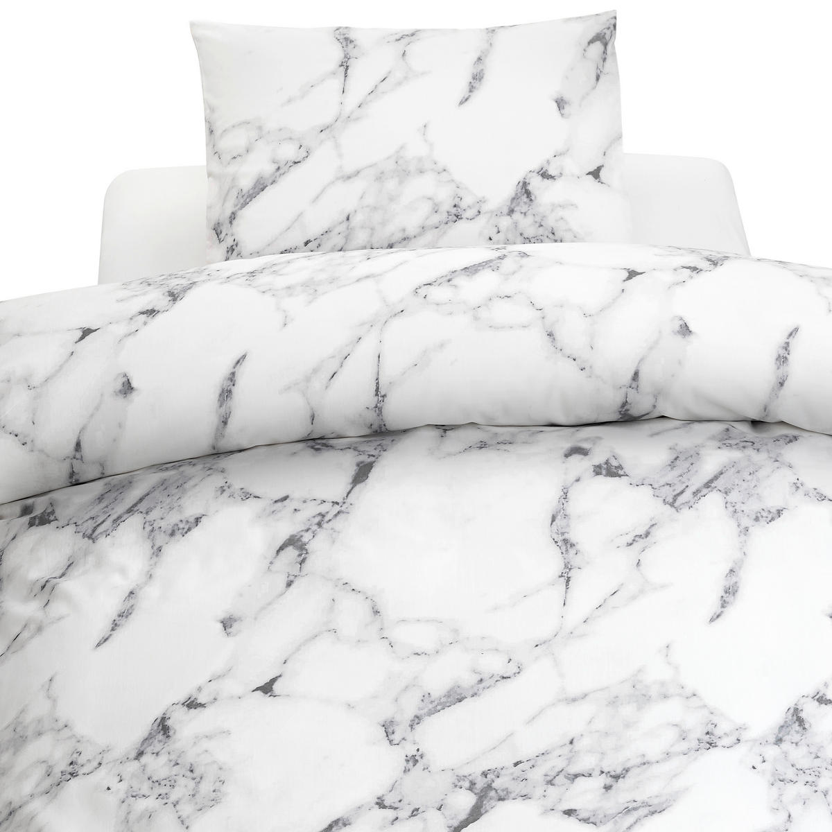 PÅSLAKANSET flatväv 220/210 cm  - vit/grå, Basics, textil (220/210cm)