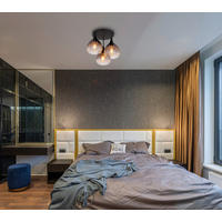 DECKENLEUCHTE  44/35 cm    - Klar, Design, Glas/Metall (44/35cm) - Globo