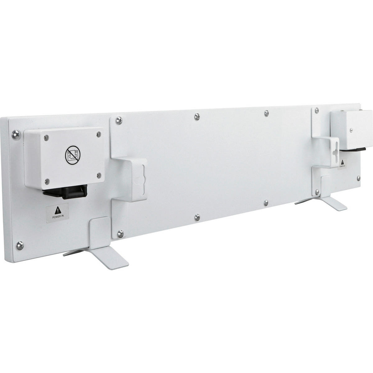 INFRAROT-HEIZPANEEL 60 W  - Weiß, Design, Metall (60,2/12,7/4,4cm)