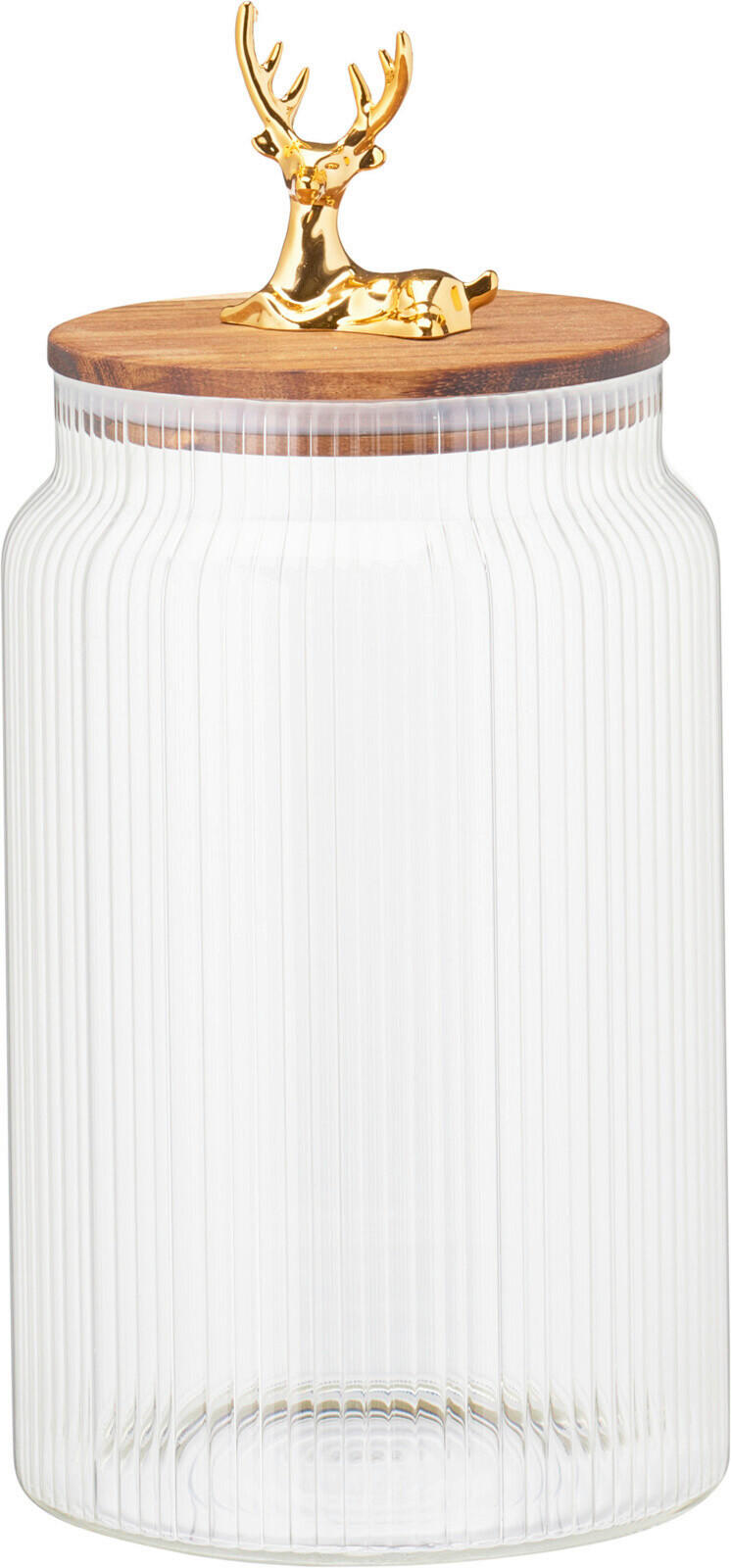 ÜVEG ÉTELTÁROLÓ   - átlátszó, Basics, üveg (1600ml)